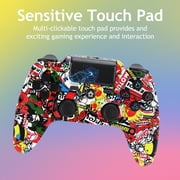 Wireless Controller Compatible with P4/P4 Slim/P4 Pro/Windows PC, Fire Street