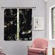 thumbnail image 5 of Cortinas de impermeables para con ganchos para gimnasios, Negro Gloria Cortinas de baño, 5 of 8
