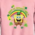 thumbnail image 2 of SpongeBob SquarePants - Happy St Patricks Day - Toddler And Youth Crewneck Fleece Sweatshirt, 2 of 5