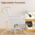thumbnail image 3 of Office Chair, Plush Fabric for All-Day Comfort, Adjustable Height & 360 °   Swivel, Ergonomic Back Support - Ideal for Home Office, Vanity & Living Room, 3 of 5