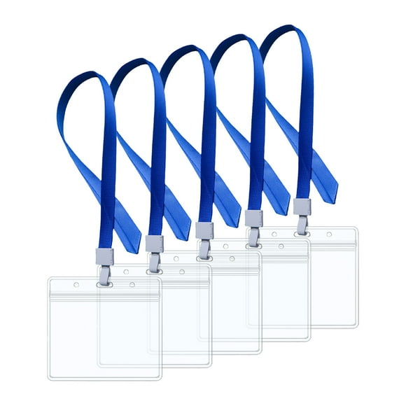 Labymos CDC Carte de Vaccination Protecteur 4 X 3 Pouces Transparent Porte-Cartes Housse de Protection Imperméable à l'Eau avec le Cou