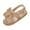Gold, variant on Fridja Toddler Baby Girls Boys Baby Shoes Soft Sole Non-slip Baby Toddler Sandals (0-15 Months)