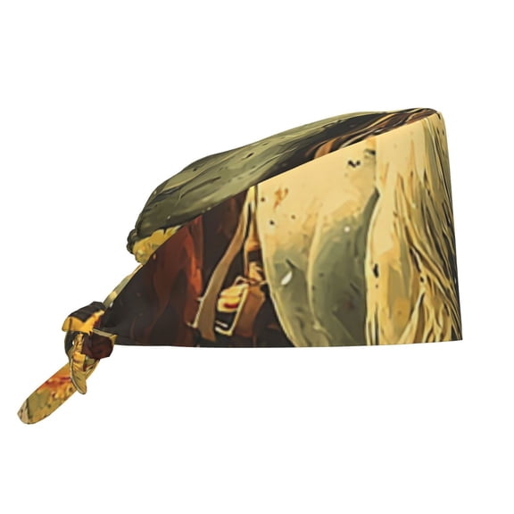 Working Caps Comfortable Breathable for Men Women Head Cover , Cowgirl Patterns Vintage