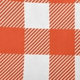 thumbnail image 2 of 26" x 26" Simply Daisy Buffalo Plaid Polyester Accent Pillow, Harvest Orange Qty 1, 2 of 6