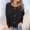 *Black, variant on ClodeEU Women Long Sleeve Crew Neck Knit Sweater ,Button Down Cardigan Sweaters,Lightweight Open Front Top With Pockets Black,Womens Plus L