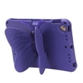 thumbnail image 4 of Dteck for iPad 6th Generation / 5th Generation Case for Kids, Cute Butterfly Shockproof EVA Foam Super Protection Rotating Stand Cover for 9.7" iPad Air/Air 2/iPad 2018/2017,Purple, 4 of 5