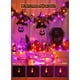 thumbnail image 3 of Guirnalda de luces para decoración de Halloween, 100 LED, 12 m, color morado y naranja, 3 of 8