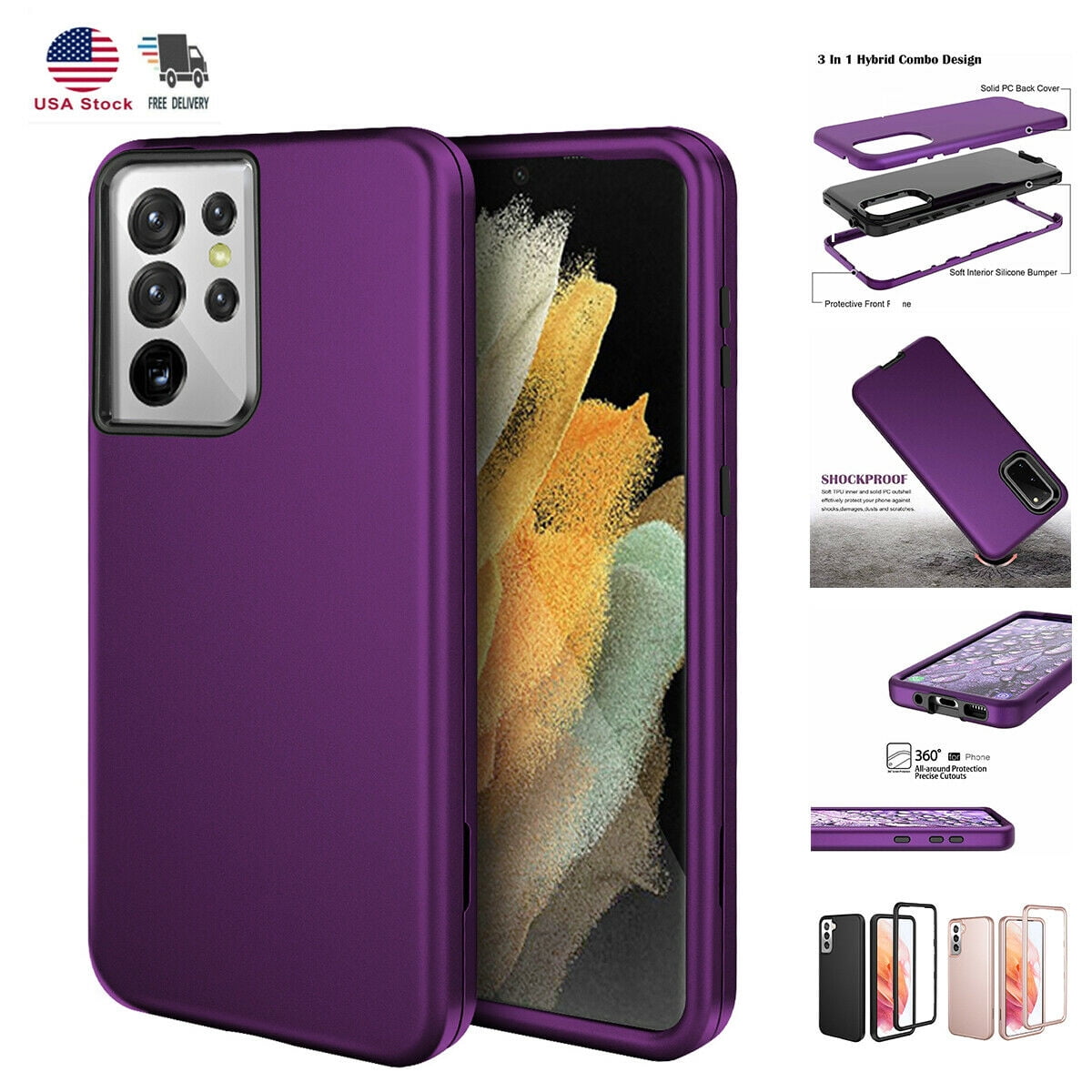 For Samsung Galaxy S21 Ultra 5g Phone Case Slim Shockproof Hard Armor Bumper Case Cover Walmart Com Walmart Com For Samsung Galaxy S21 Ultra 5g Phone Case Slim Shockproof Hard Armor Bumper Case Cover Walmart Com Walmart Com