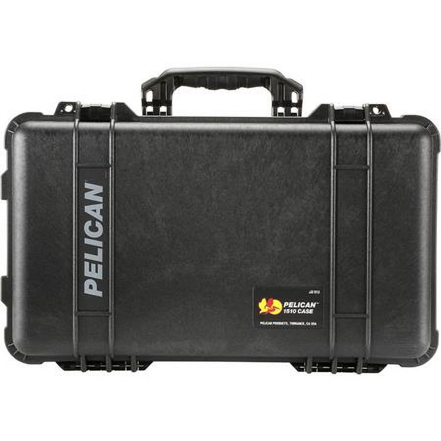 1510SC Polycarbonate Studio Case, Black with Padded Yellow Foam Dividers - image 4 of 7