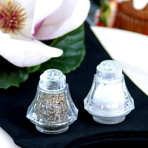 24 fillable Mini Plastic Party Favors Salt Shakers Wedding First