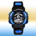 thumbnail image 2 of Relojes electrónicos para niños multifunción impermeables para niños (azul) Likrtyny Para estrenar, 2 of 6