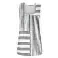 thumbnail image 5 of Womens Tank Tops Plus Size under $5 Sleeveless Square Collar Pinted Loose T-shirt Gray M, 5 of 6