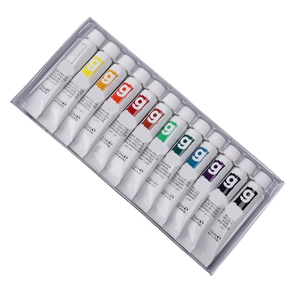Conjunto De Tubo De Pintura De Acuarela De 12 Ml Colores De Gouache Líquido Vibrante Para Artistas Estudiantes Principiantes No 12 Paquete Con Rica Pigmentación Para Papel De