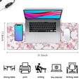thumbnail image 5 of Long Mouse Pads for Desk,Pioneer Flower Floral Print Pattern Desk Mats on Top Of Desks, Desk Mouse Pad Extra Large with 3mm Non-Slip Base and Stitched Edge for Gaming,Office,Work,Home 31.5"x11.8", 5 of 6