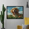 thumbnail image 4 of Diamond Art Kits for Adults, Happy Dog In Flower FieldDiamond Painting Kits for Beginners, Frameless Round 5D Full Drill Diamonds Art Pictures Gem Art Crafts Home Decor Gifts, 4 of 8