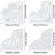 thumbnail image 2 of Troqueles de corte de esquinas florales para la creación de tarjetas. Troquel de corte de bolsillo de encaje floral para álbumes de recortes, diarios, repujado y decoración de papel., 2 of 9