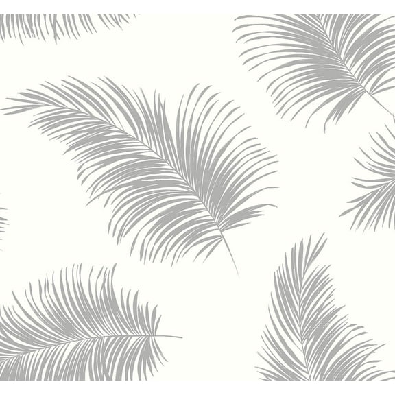 Lillian August Tossed Palm Peel and Stick Wallpaper
