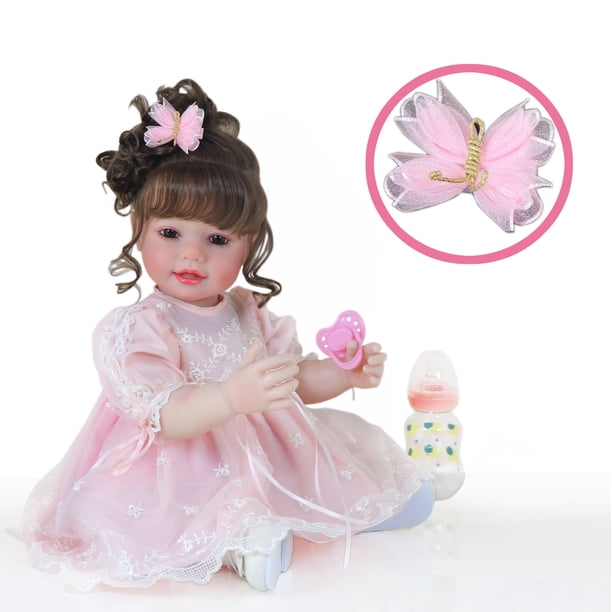 Niña Pequeña Reborn Princesa Mariposa, Hada y Muñeca Mágica