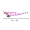 thumbnail image 4 of Señuelos Luminosos para Pesca Camarones 12cm 14 3g Cebo Artificial (rosa Claro), 4 of 9