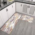 thumbnail image 3 of Kitchen Rugs and Mats Non Skid Washable Spring Dalia Flower Kitchen Mat and Rug Set,Floor Cushion Absorbent Rug,Rubber Backed Area Rugs for Kitchen Laundry, 3 of 7