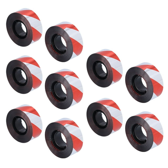 Domqga Bird Scare Tape,Reflective Scare Tape,10PCS 2.5CMx60M Reflective Tape Bird Deterrent Tape Bird Repellent Ribbon For Orchard Dual‑Sided Red Silver