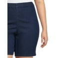 thumbnail image 4 of Just My Size Women's Plus Elastic Waist Stretch Bermuda Shorts, 4 of 6