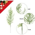 thumbnail image 3 of 20Pcs/40Pcs/60Pcs Artificial Pine Branches-13.7 Inches Fake Greenery Plants Pine Sprigs-Faux Pine Leaves Picks for DIY Garland Crafts Christmas Embellishing and Home Garden Decoration, 3 of 6