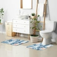 thumbnail image 6 of Yayeee Bath Rug for Bathroom Floor Non Slip Contour Fluffy Soft Absorbent Mat, 20"x24", Floral Easter Rabbits, 6 of 7