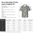 thumbnail image 3 of Garlic Men'S 3d Print Casual Button Down Shirts, Novelty Hawaiian Short Sleeves S, 3 of 8