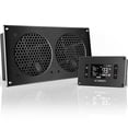 thumbnail image 1 of AC Infinity AIRPLATE T7, Quiet Cooling Fan System 12" with Thermostat Control, for Home Theater AV Cabinets, 1 of 8
