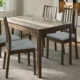 thumbnail image 5 of 4 Pack Jacquard Stretch Chair Seat Covers for Dining Room, Removable Washable Anti-Dust Kitchen Chair Protector Slipcovers, Dinning Upholstered Office Chair Seat Cushion Slipcovers Protectors, 5 of 8