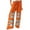 501_Orange, variant on QIJUNTUO Vintage Art Print Cotton And Linen Casual Pants Wide Leg Trousers With Pockets Pants for Women Trendy Blue