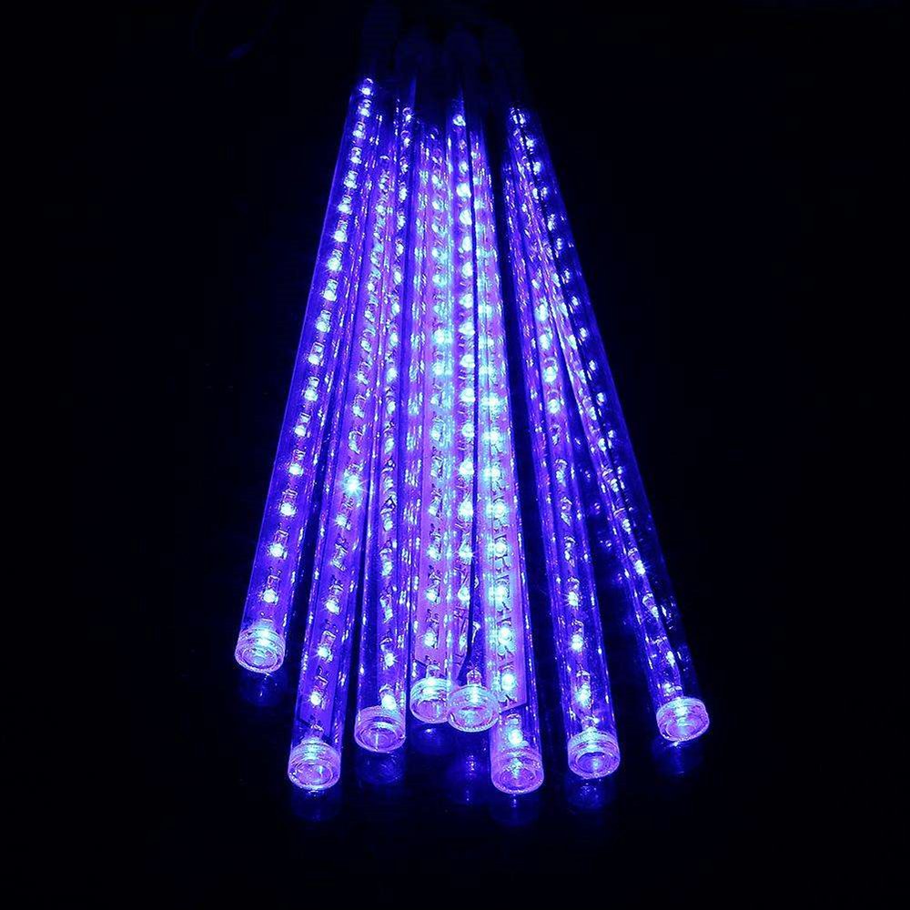 Perfect Holiday LED Meteor Shower Snowfall Lights 50cm Purple