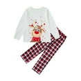 thumbnail image 4 of Sinhoon Matching Family Pajamas Christmas Sets, Matching Sets Christmas PJs for Family Pajamas (White,Men/XXL), 4 of 11