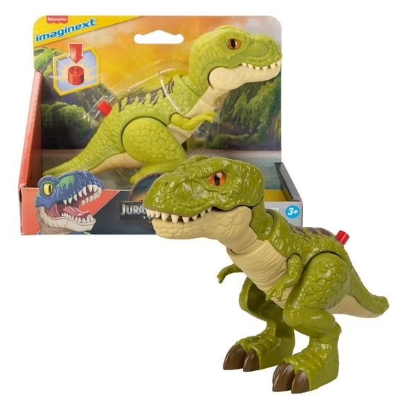 Fisher-Price Imaginext Jurassic World Rebirth Tyrannosaurus Rex Dinosaur Action Figure with Motion