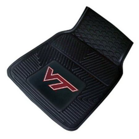 Virginia Tech Auto - Virginia Tech 2-pc Vinyl Car Mats 17