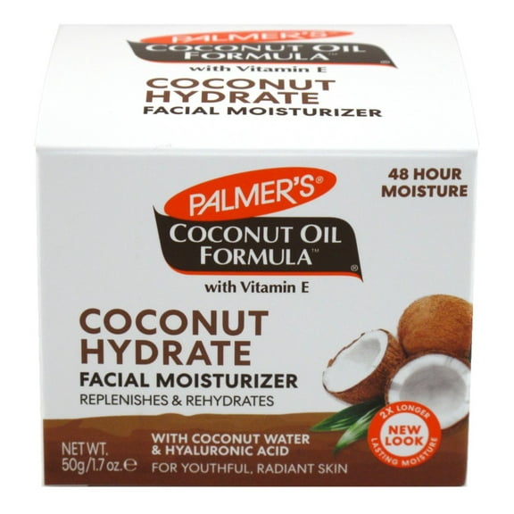 Palmers Coconut Hydrate Facial Moisturizer 1.7oz Jar (Pack of 3)