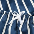 thumbnail image 5 of BONIXOOM Matching Pajamas For Couples Pajamas For Women Sleepwear Drawstring Sleeveless Striped Sleepwear Sets Blue XL, 5 of 6