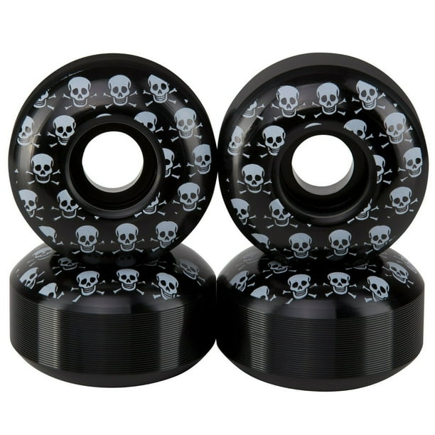 Cal 7 52mm 99A Graphic Skateboard Wheels (Bone Skull) - Walmart.com