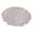 White, variant on Retro Irregular Oval Placemat,Heat Resistant Non-Slip Dining Placemat,Elegant Artificial Leather Table Protector Mat for Home Dining Table