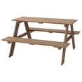 thumbnail image 1 of RESO Table de Pique-Nique pour Enfants, Brun Clair Teinté, pour Âges 3-7 (1 Unité), 1 of 3