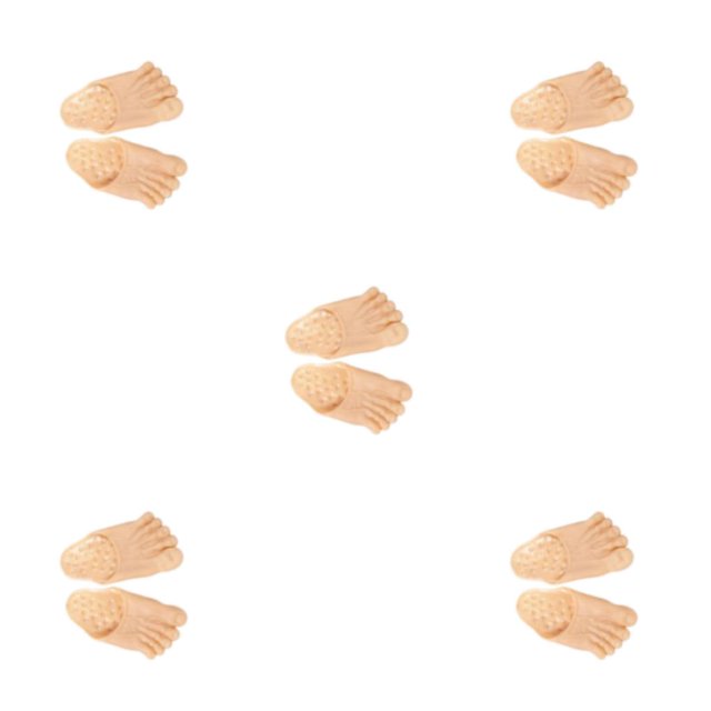 Sonducket PVC Funny Feet Slippers Shoes for Children Women and Man Adults Type2