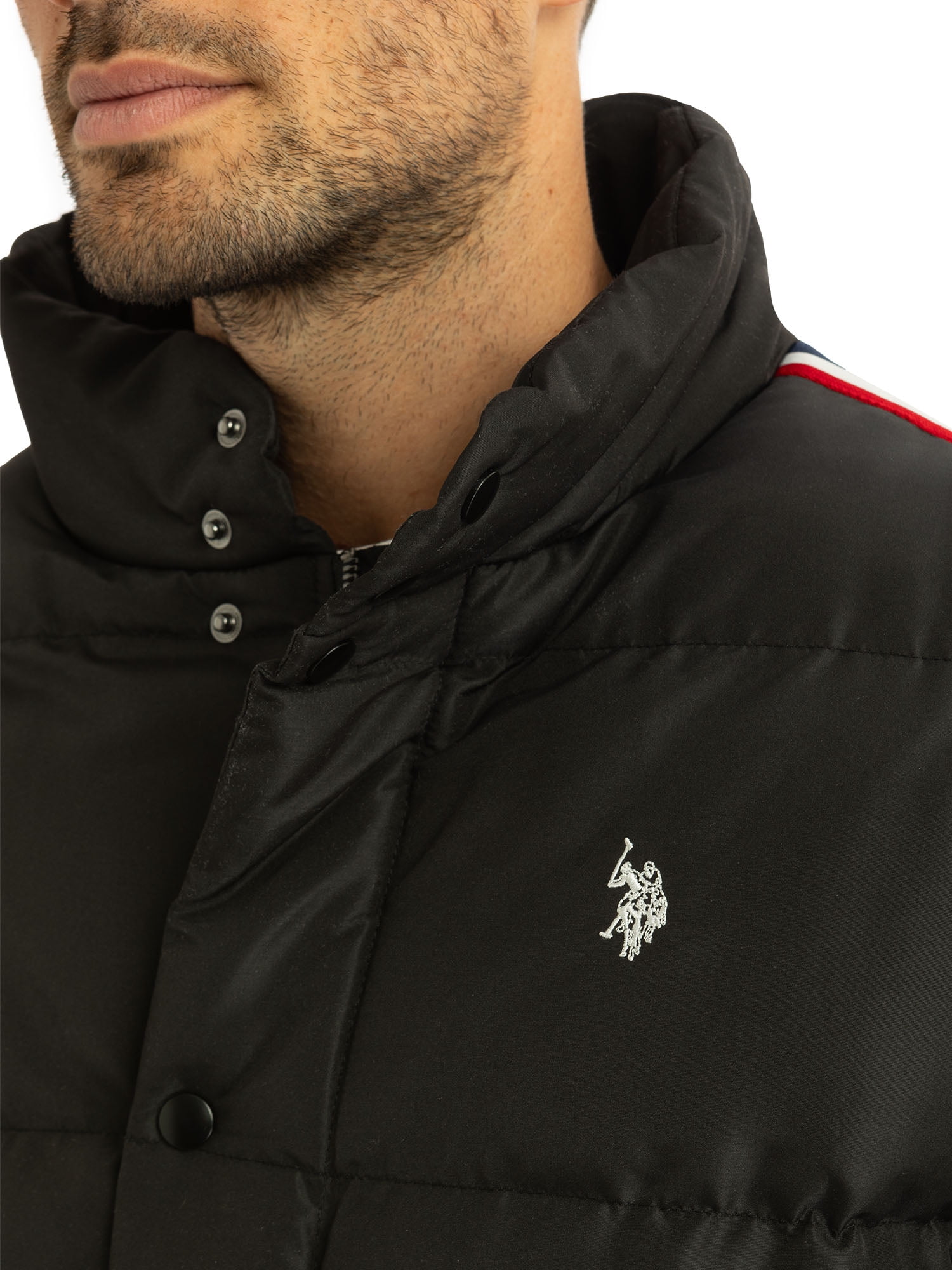 U.S. Polo Assn. Men's Varsity Bomber Puffer Jacket, Sizes S-3XL