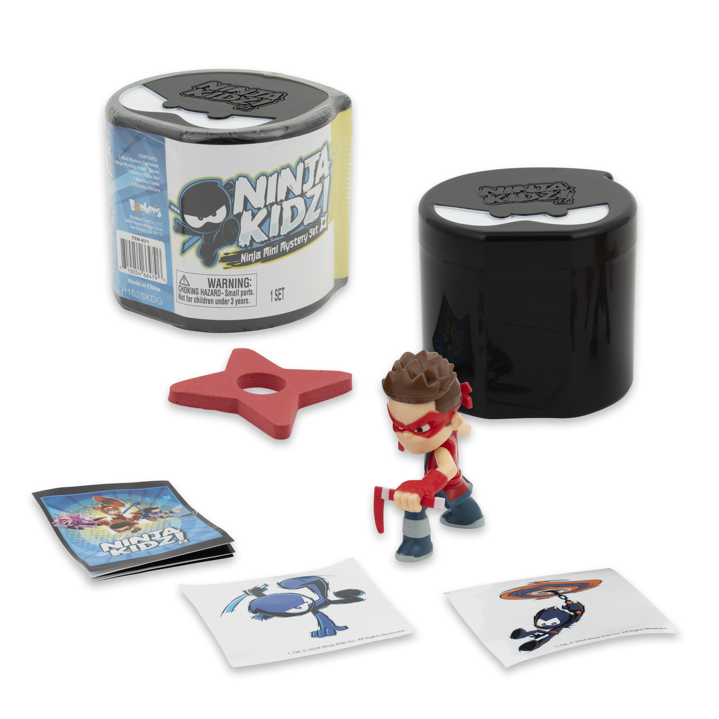 Ninja Kidz Mini Mystery Set - Classroom Reward Figures - Walmart