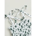 thumbnail image 6 of Bagilaanoe Newborn Baby Girl Rompers Dress Floral Print Short Sleeveless Bodysuit + Headband 6M 9M 12M 18M Infant Summer A-Line Dress, 6 of 8