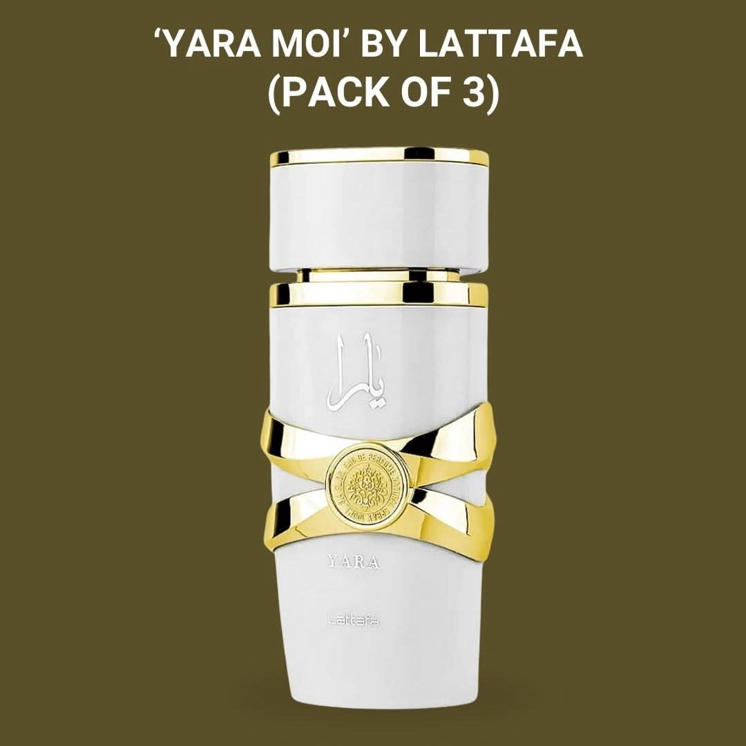 Yara Moi EDP Spray 100ML (3.4 OZ) By Lattafa | The Pinnacle of Feminine Perfumery. (PACK OF 3)