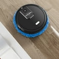thumbnail image 3 of Loyalheartdy Smart Cleaner Wireless Robot Mop, Black ABS Plastic Wet&Dry Sweeper, USB Charging 9.84"x9.84"x2.56" (Black), 3 of 10