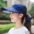 thumbnail image 4 of Baseball Cap Solid Color Sun Protection Comfortable Washable Summer Cap for Running, 4 of 8