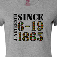 thumbnail image 4 of Inktastic Juneteenth Since 6-19-1865 Women's T-Shirt, 4 of 5