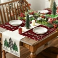 thumbnail image 5 of Smile Snowflake Buffalo Check Plaid Christmas Placemats 4-Pack 12 x 18 Inch, 5 of 6